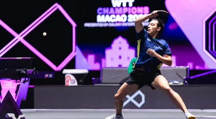 Hugo Calderano é vice-campeão do WTT Champions Macau