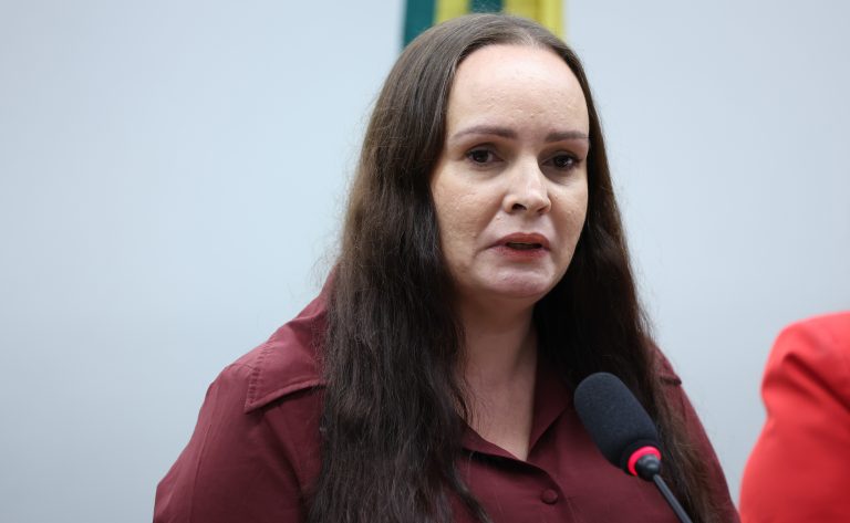 Audiência Pública - Condições de trabalho do setor de call center. Diretora do Sindicato dos Trabalhadores em Empresas de Telecomunicações de São Paulo - SINTETEL, Angélica Fortunato Pereira.