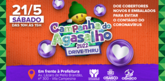 Fundo Social de Osasco realiza drive-thru da Campanha do Agasalho