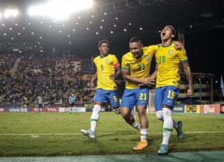 Brasil goleia Equador e fica a um empate do título sub-20 no ES