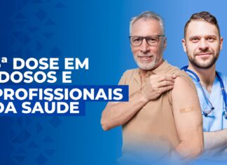 Jandira inicia aplicação da 3ª Dose em Profissionais de Saúde e pessoas com 60 anos ou mais