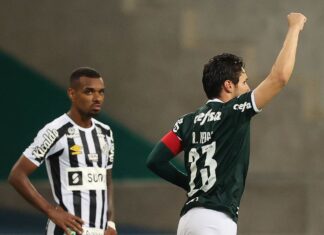 Palmeiras bate Santos e deslancha em 1º lugar no Grupo C do Paulistão
