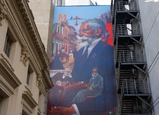Academia Brasileira de Letras inaugura mural de Machado de Assis