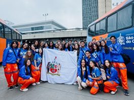Alunos de Sao Bernardo embarcam para a Irlanda