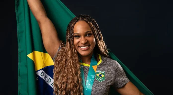 Rebeca Andrade é indicada ao Oscar do Esporte