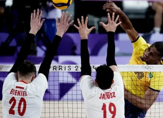 Vôlei: seleção masculina leva virada da Polônia, o 2º revés em Paris