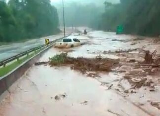 Dique que transbordou em Minas tem nível de emergência elevado