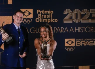 Prêmio Brasil Olímpico coroa Rebeca Andrade e Marcus D’Almeida