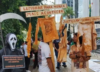 Protesto em BH contesta possível habeas corpus a ex-presidente da Vale