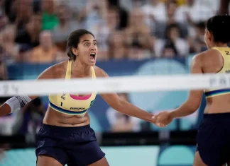 Vôlei de praia: Duda e Ana Patrícia garantem vaga nas quartas em Paris